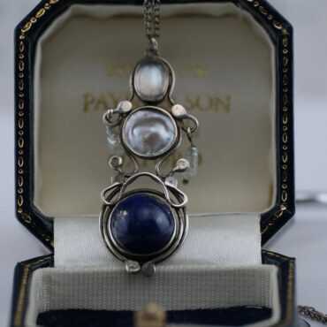 Arts & Crafts Silver Pendant Necklace 2