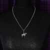 silver horse jockey pendant necklace 5
