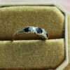 Antique sapphire diamond ring 5